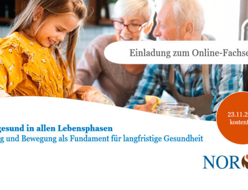 Einladung zum Online-Seminar: „Fit und gesund in allen Lebensphasen“